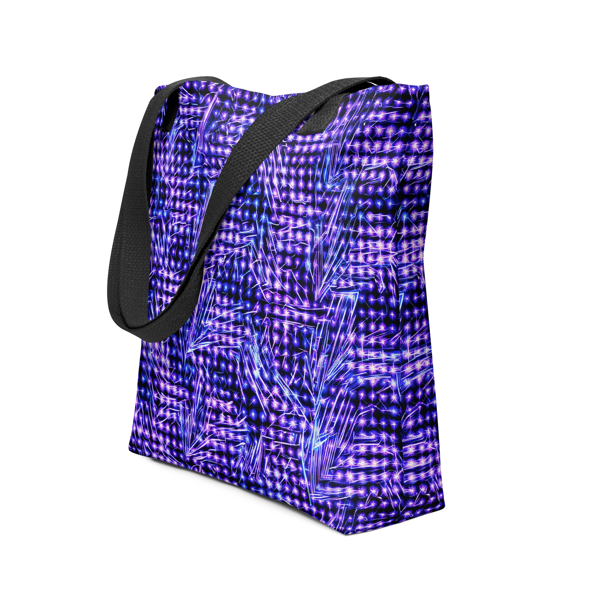 Ultraviolet Circuit on Tote Bag — Front
