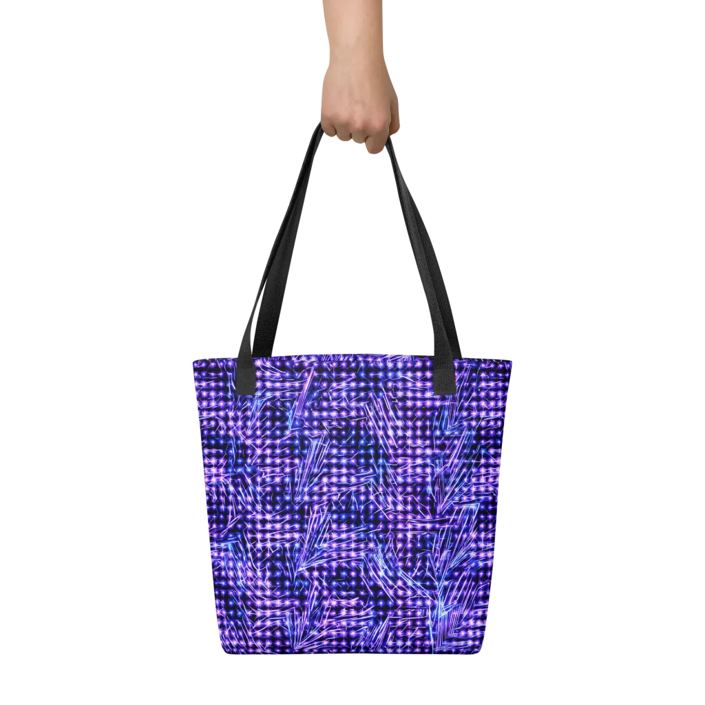 Ultraviolet Circuit on Tote Bag — Front