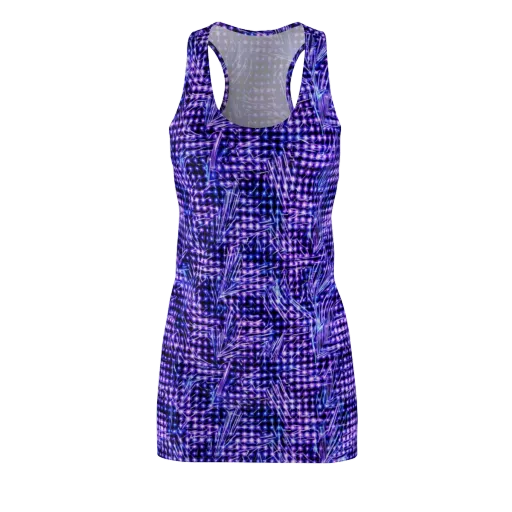 Ultraviolet Circuit on a Racerback Dress
