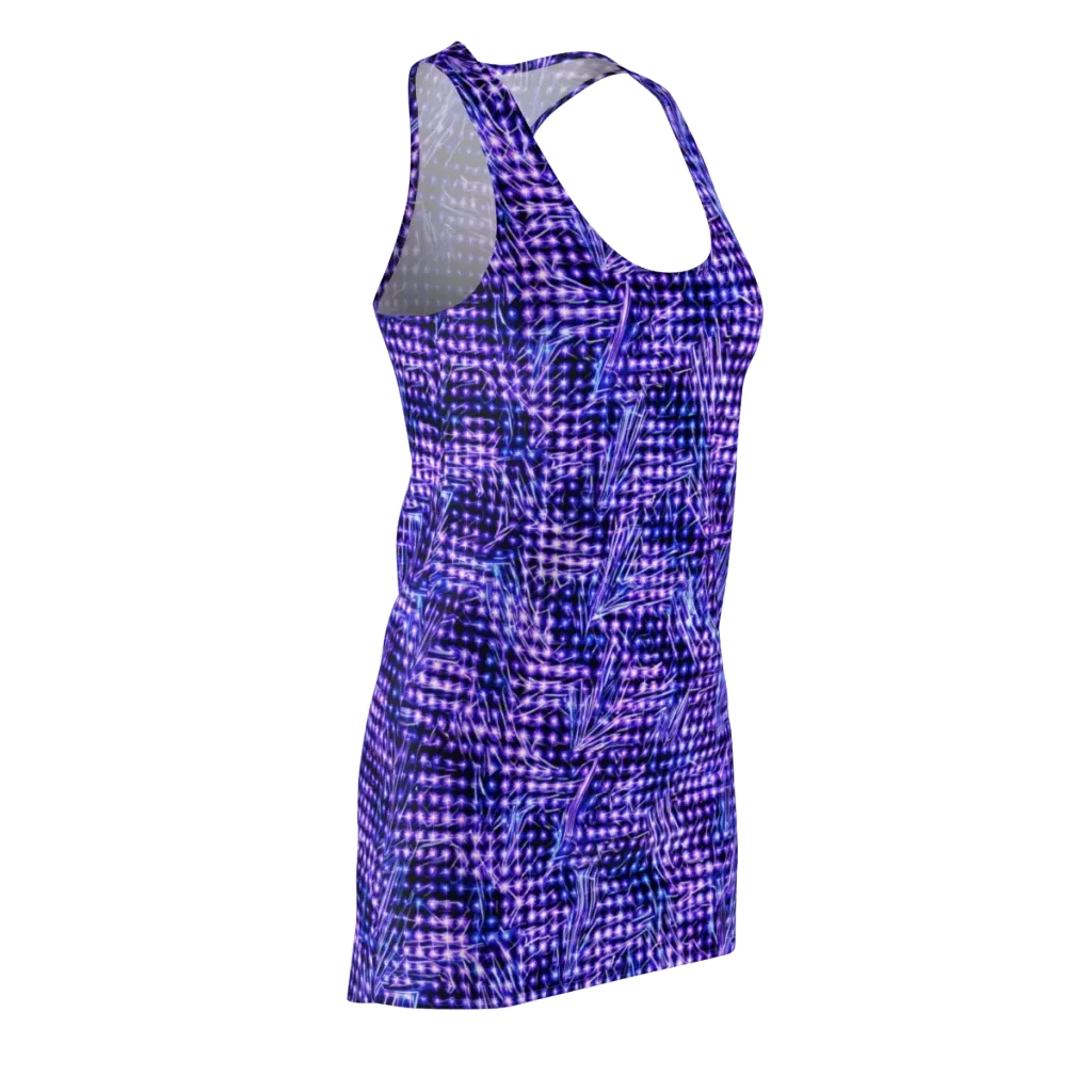 Ultraviolet Circuit on Racerback Dress — Front Side