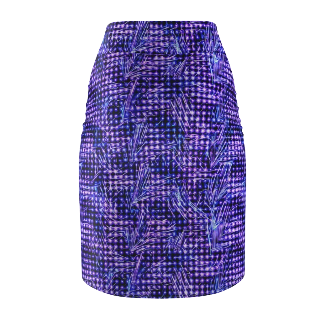 Ultraviolet Circuit on Pencil Skirt — Back