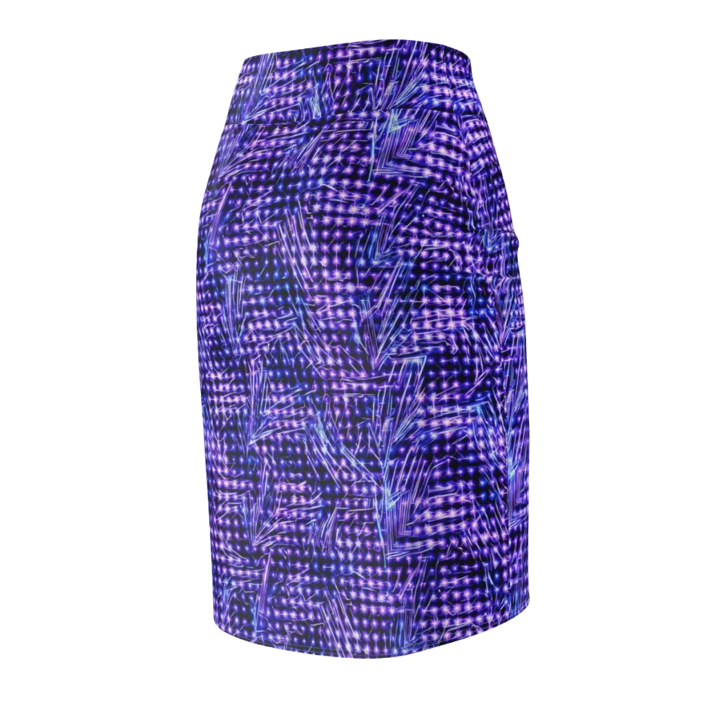 Ultraviolet Circuit on Pencil Skirt — Back Side