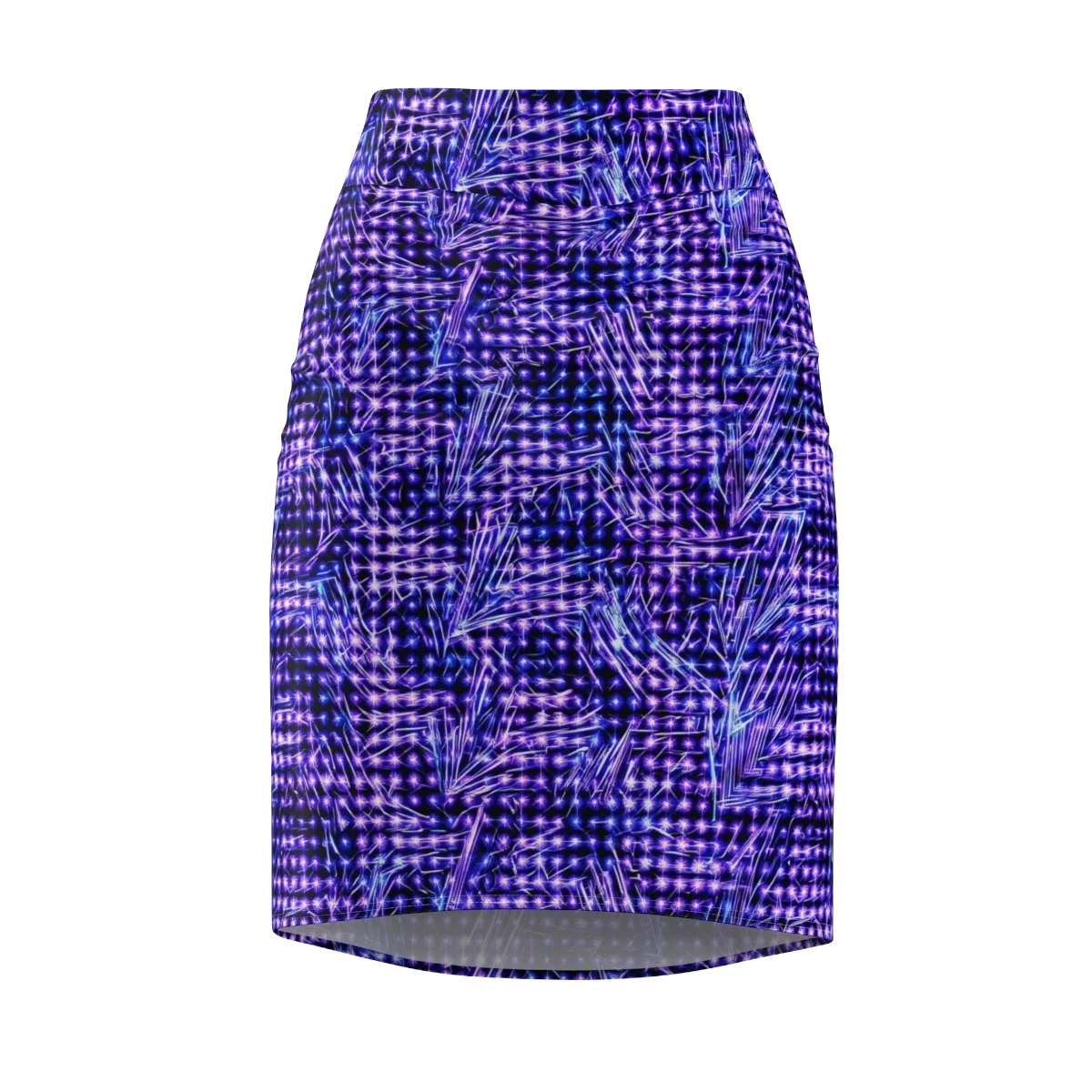 Ultraviolet Circuit on Pencil Skirt — Front