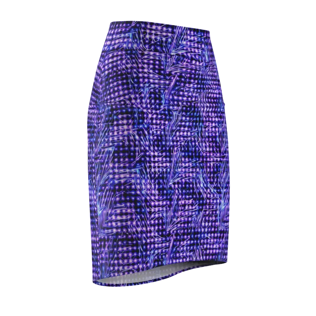 Ultraviolet Circuit on Pencil Skirt — Front Side