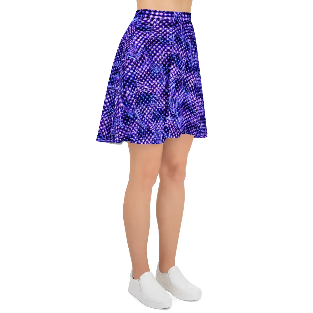Ultraviolet Circuit on Skater Skirt — Right