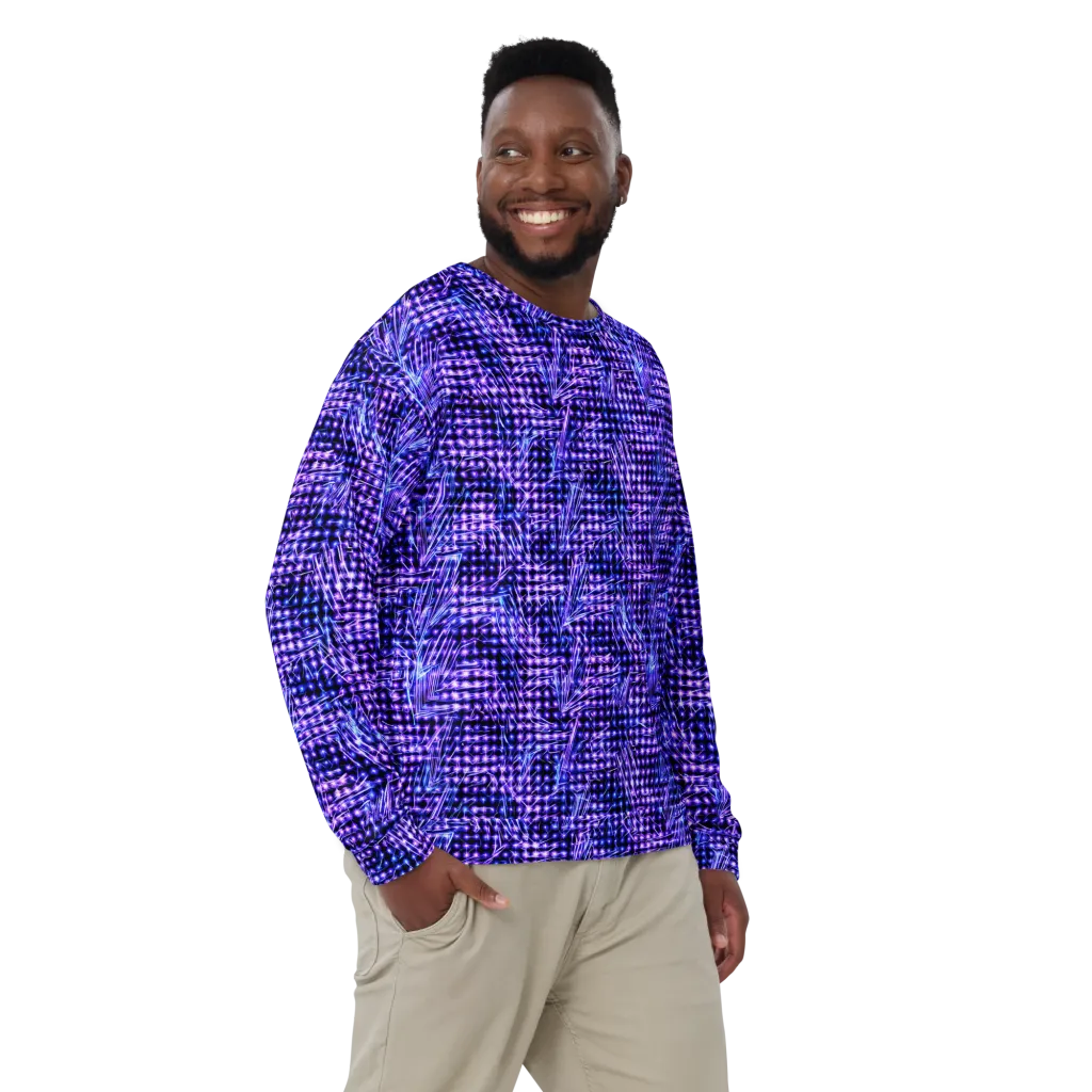 Ultraviolet Circuit on Sweatshirt — Front