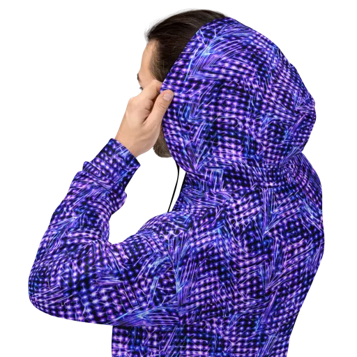 Ultraviolet Circuit on a Hoodie