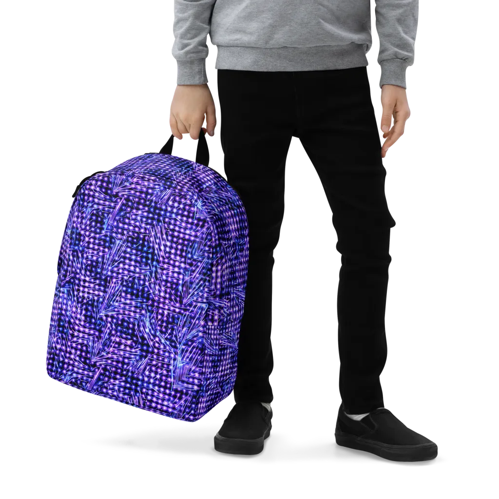 Ultraviolet Circuit on Minimalist Backpack — Zoomed-in