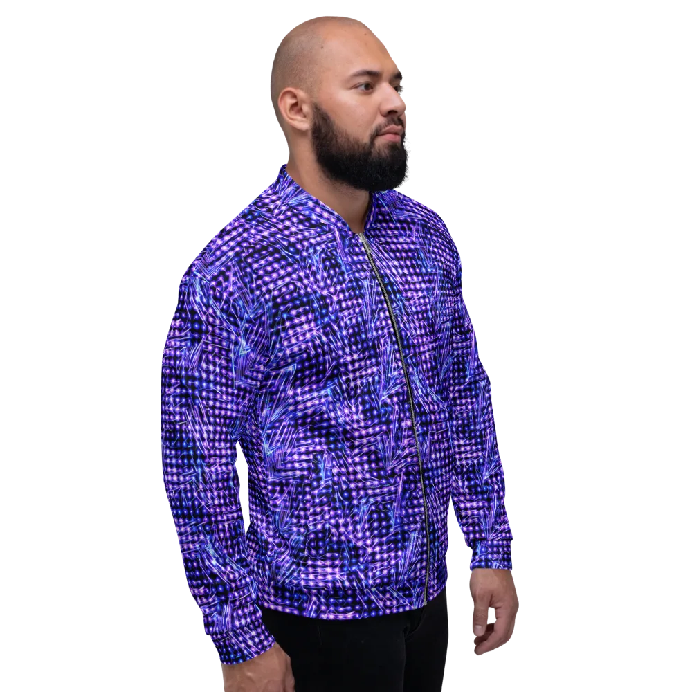 Ultraviolet Circuit on Bomber Jacket — Right