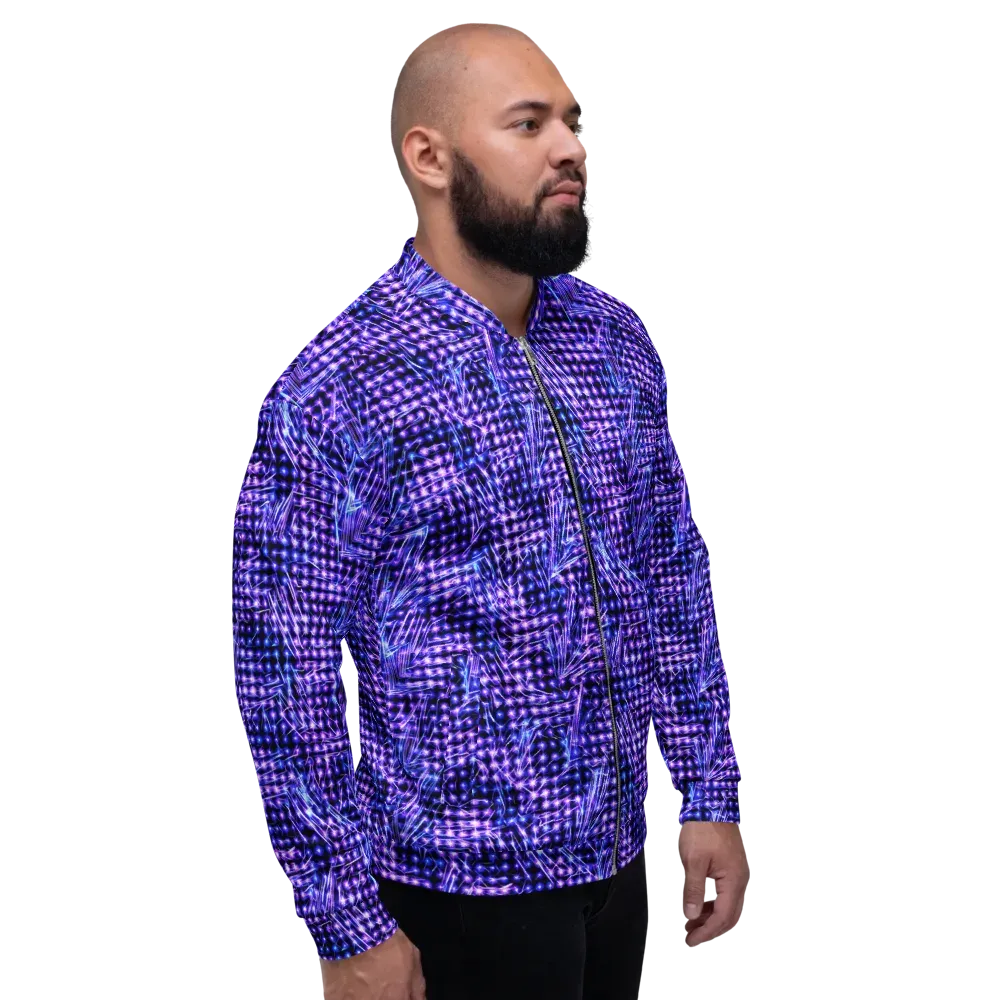 Ultraviolet Circuit on Bomber Jacket — Right
