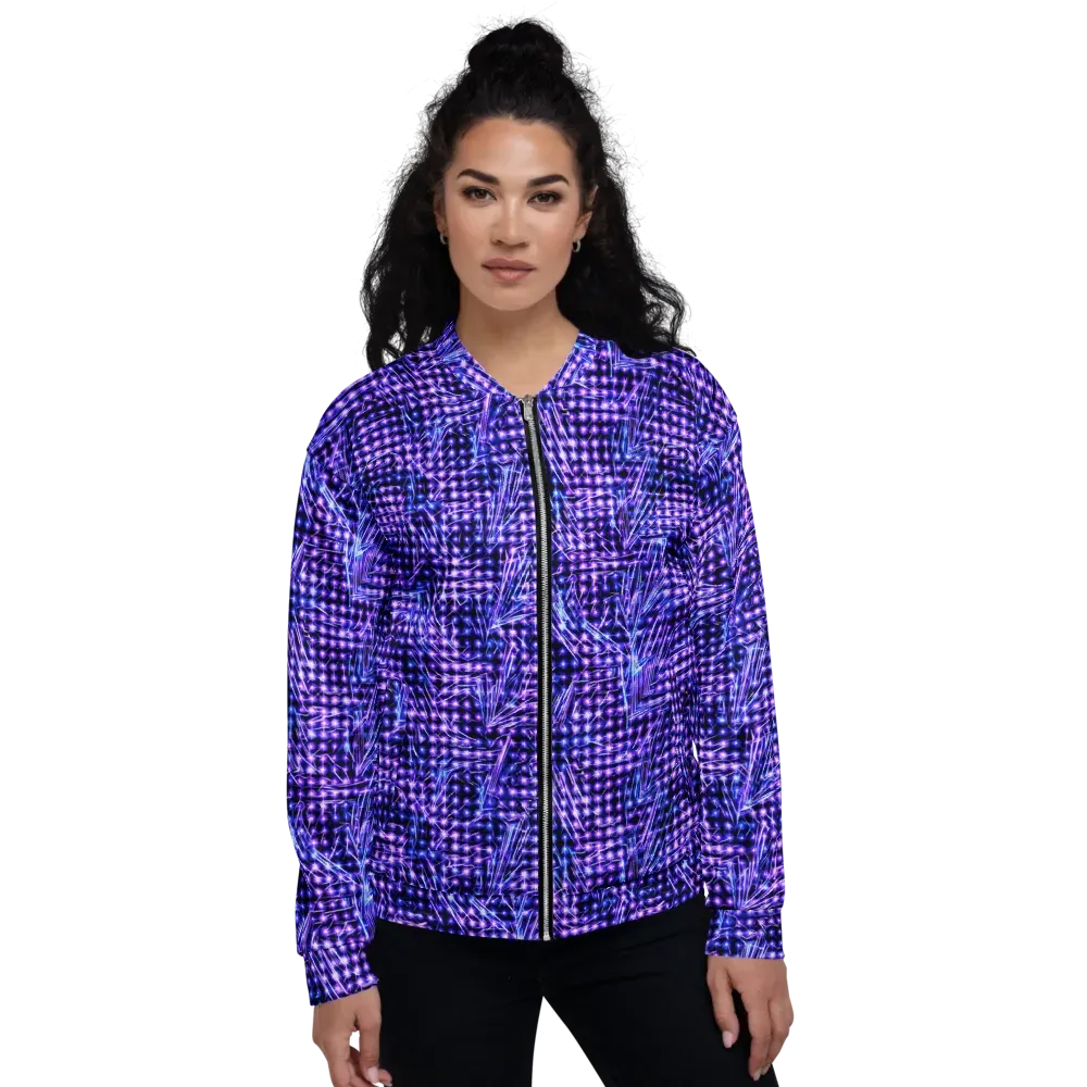 Ultraviolet Circuit on Bomber Jacket — Front