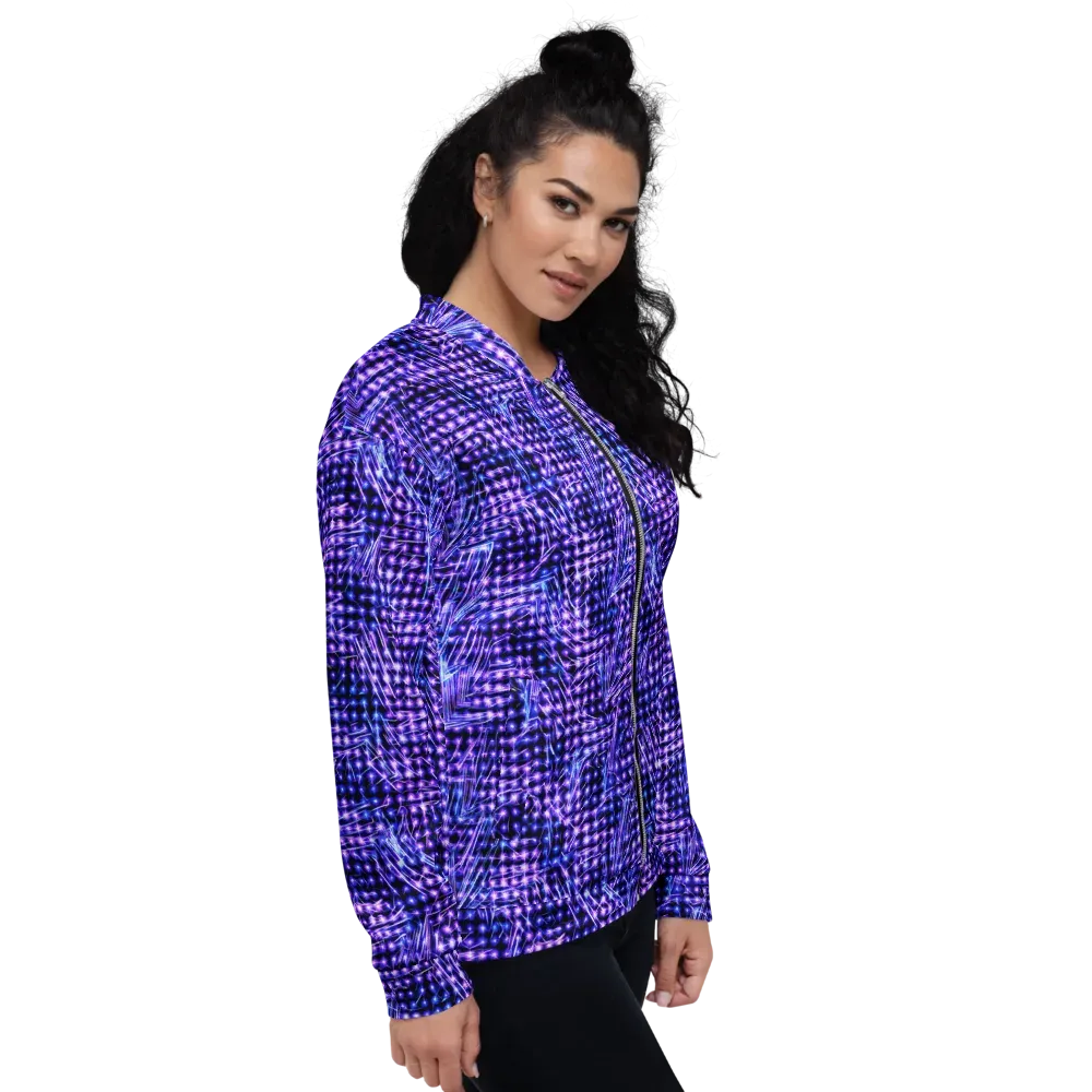 Ultraviolet Circuit on Bomber Jacket — Right