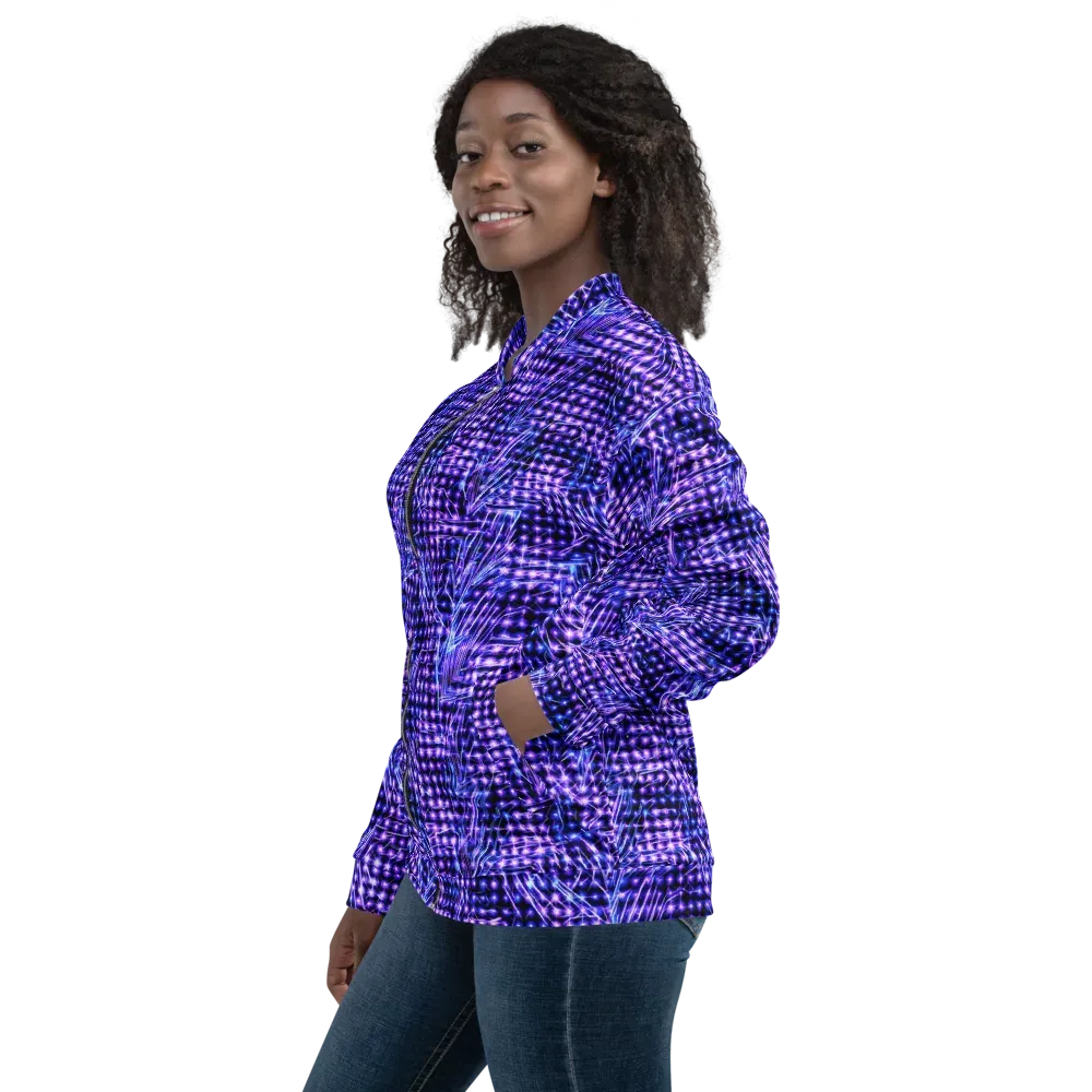 Ultraviolet Circuit on Bomber Jacket — Left