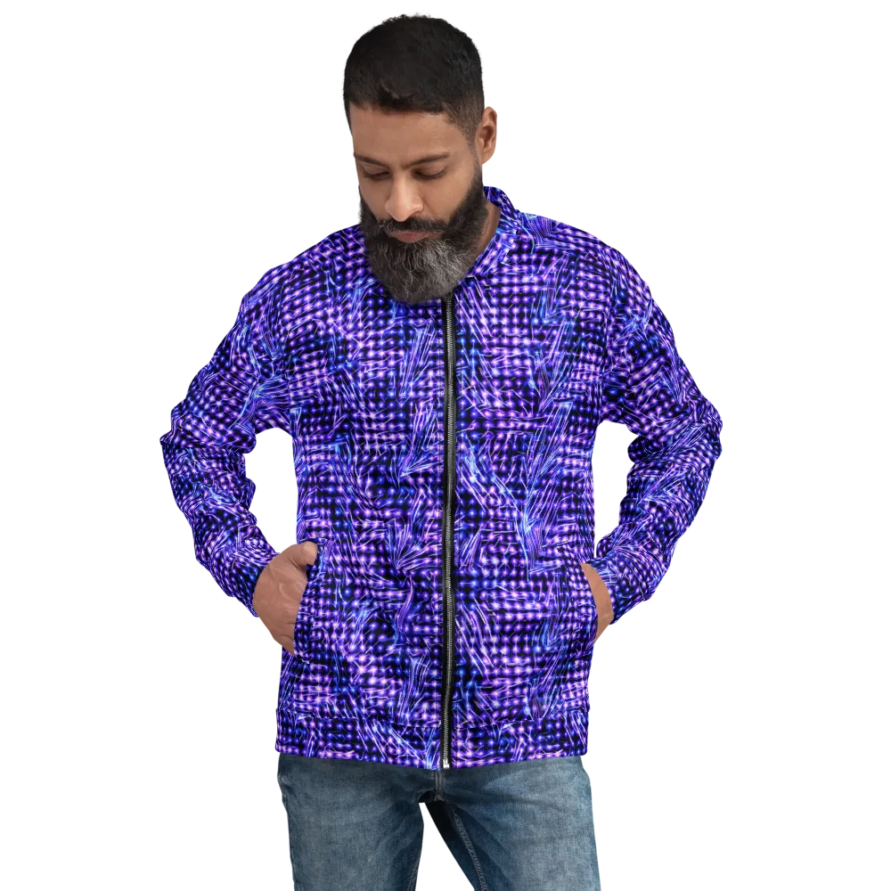 Ultraviolet Circuit on Bomber Jacket — Front