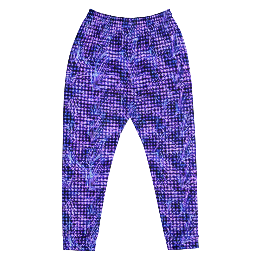 Ultraviolet Circuit on Men's Joggers — Front