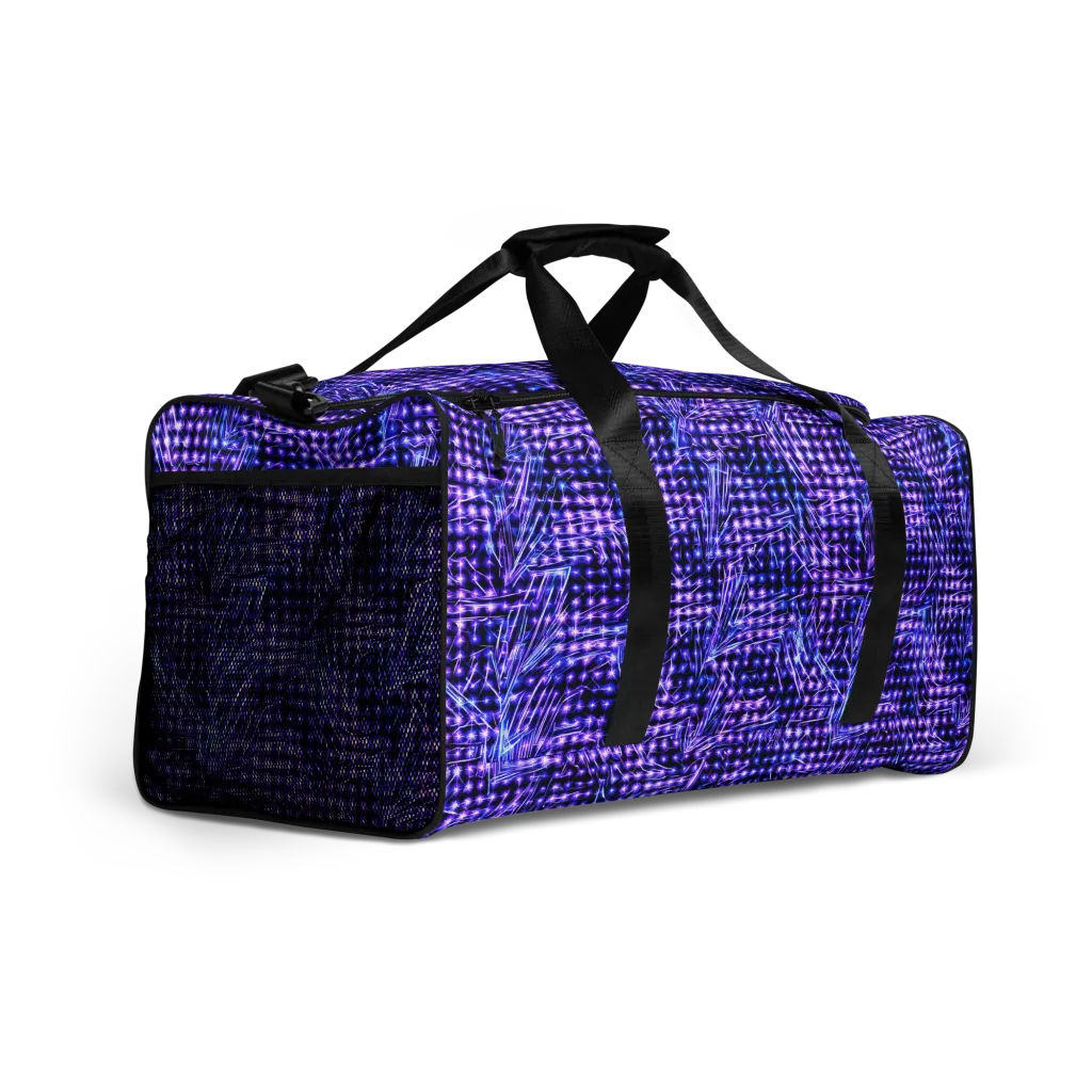 Ultraviolet Circuit on Duffle Bag — Right Front