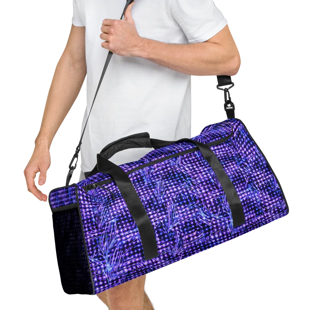 Ultraviolet Circuit on Duffle Bag — Right Front