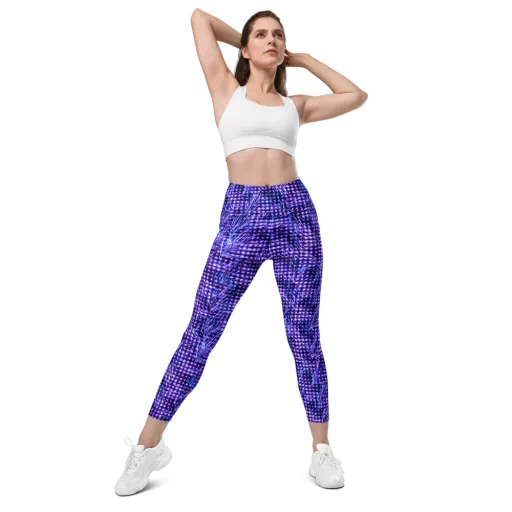 Ultraviolet Circuit on a Leggings with Pockets