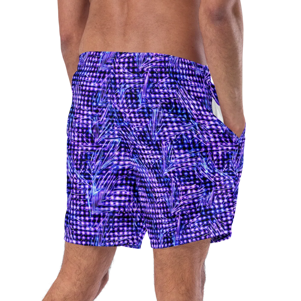 Ultraviolet Circuit on Swim Trunks — Right Back