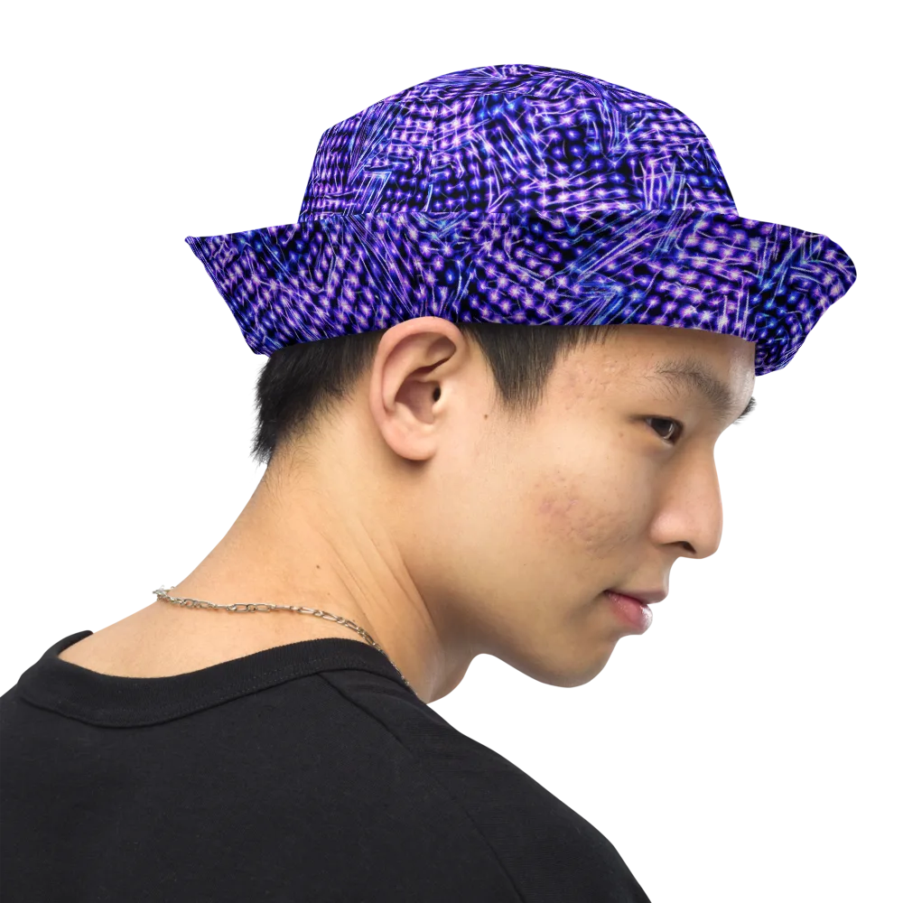 Ultraviolet Circuit on Reversible Bucket Hat — Right Outside