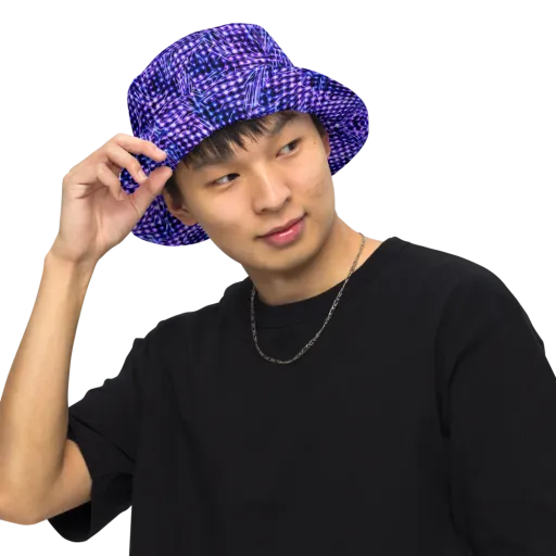 Ultraviolet Circuit on a Reversible Bucket Hat