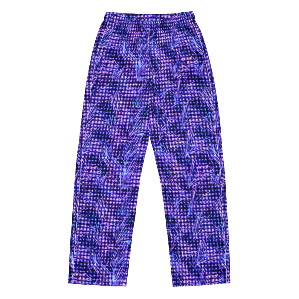 Ultraviolet Circuit on Women's Pajama Pants — Front