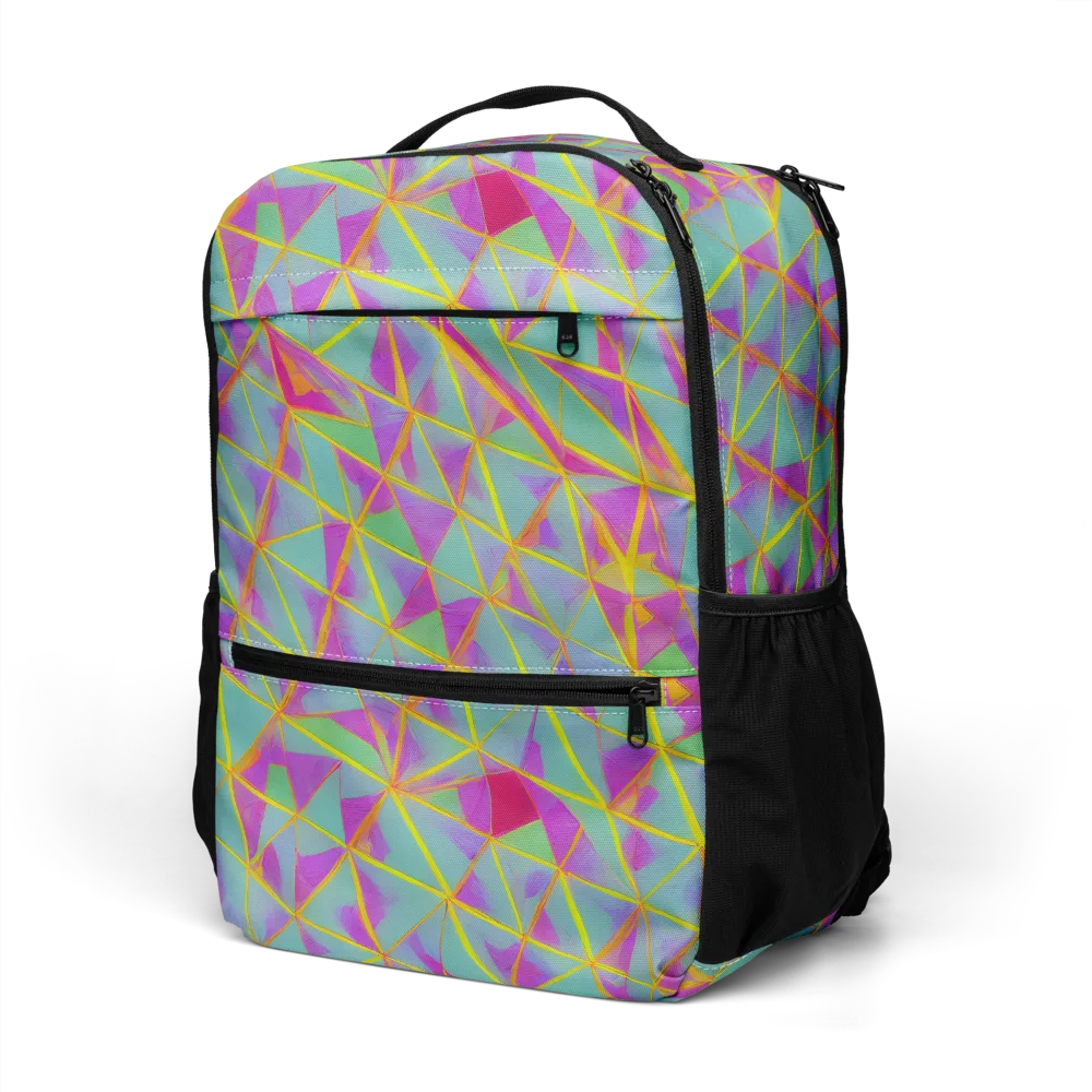 Prismatic Pulse on Utility Backpack — Left Front