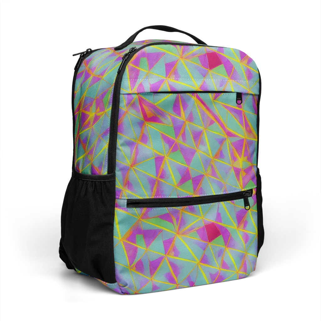 Prismatic Pulse on Utility Backpack — Right Front