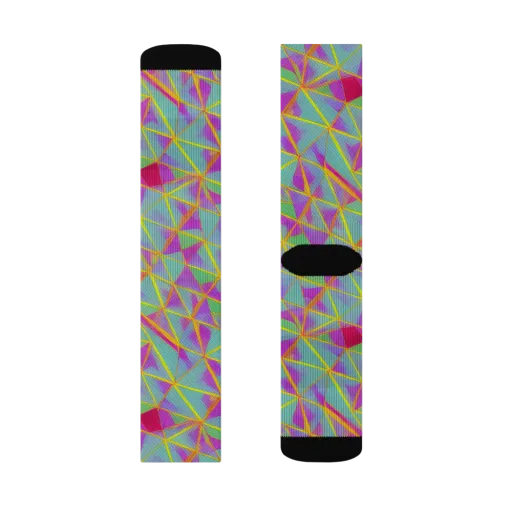 Prismatic Pulse on a Socks