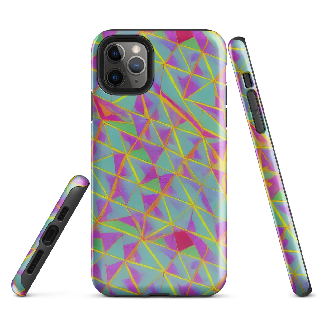 Prismatic Pulse on Tough Case for iPhone® — Front