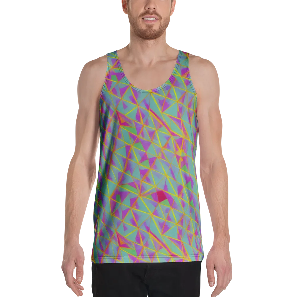 Prismatic Pulse on Men's Tank Top — Front