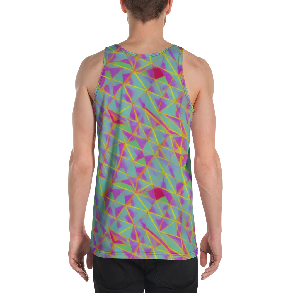 Prismatic Pulse on Men's Tank Top — Back