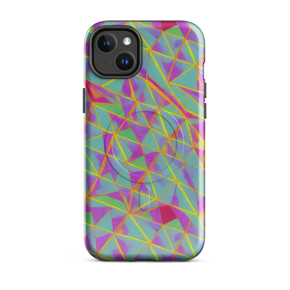 Prismatic Pulse on MagSafe Tough Case for iPhone® — Front