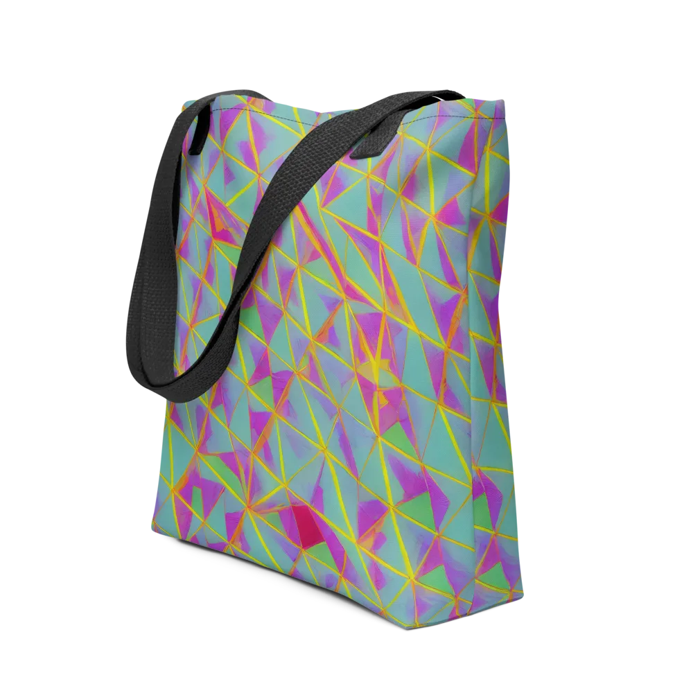 Prismatic Pulse on Tote Bag — Front