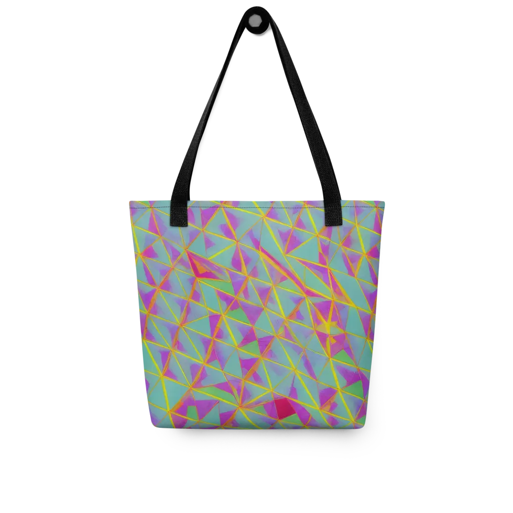 Prismatic Pulse on Tote Bag — Front