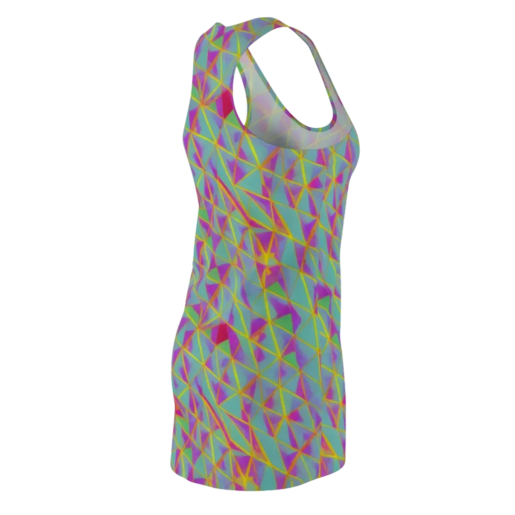 Prismatic Pulse on Racerback Dress — Back Side