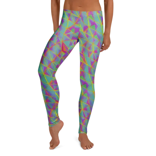 Prismatic Pulse on a Leggings