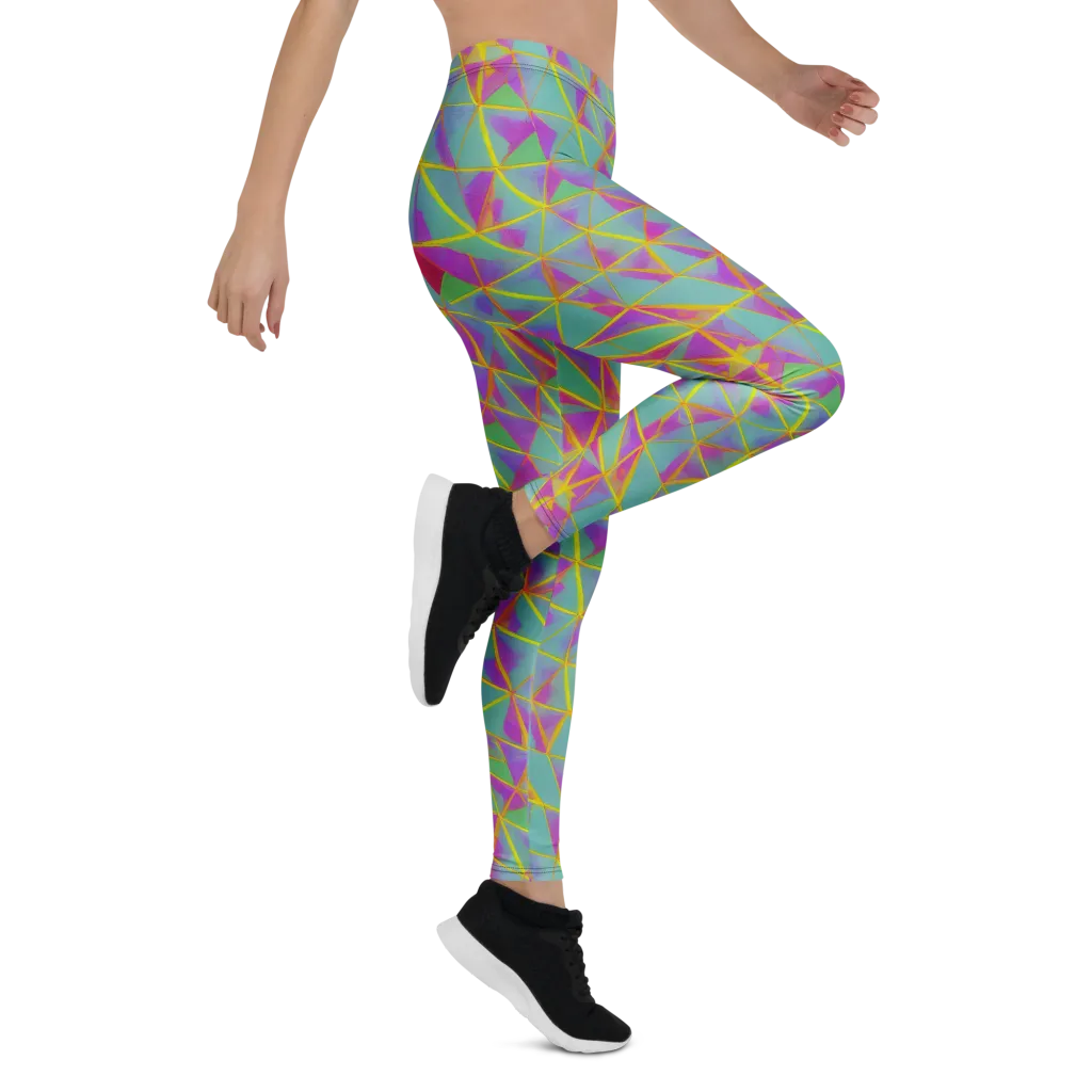 Prismatic Pulse on Leggings — Right