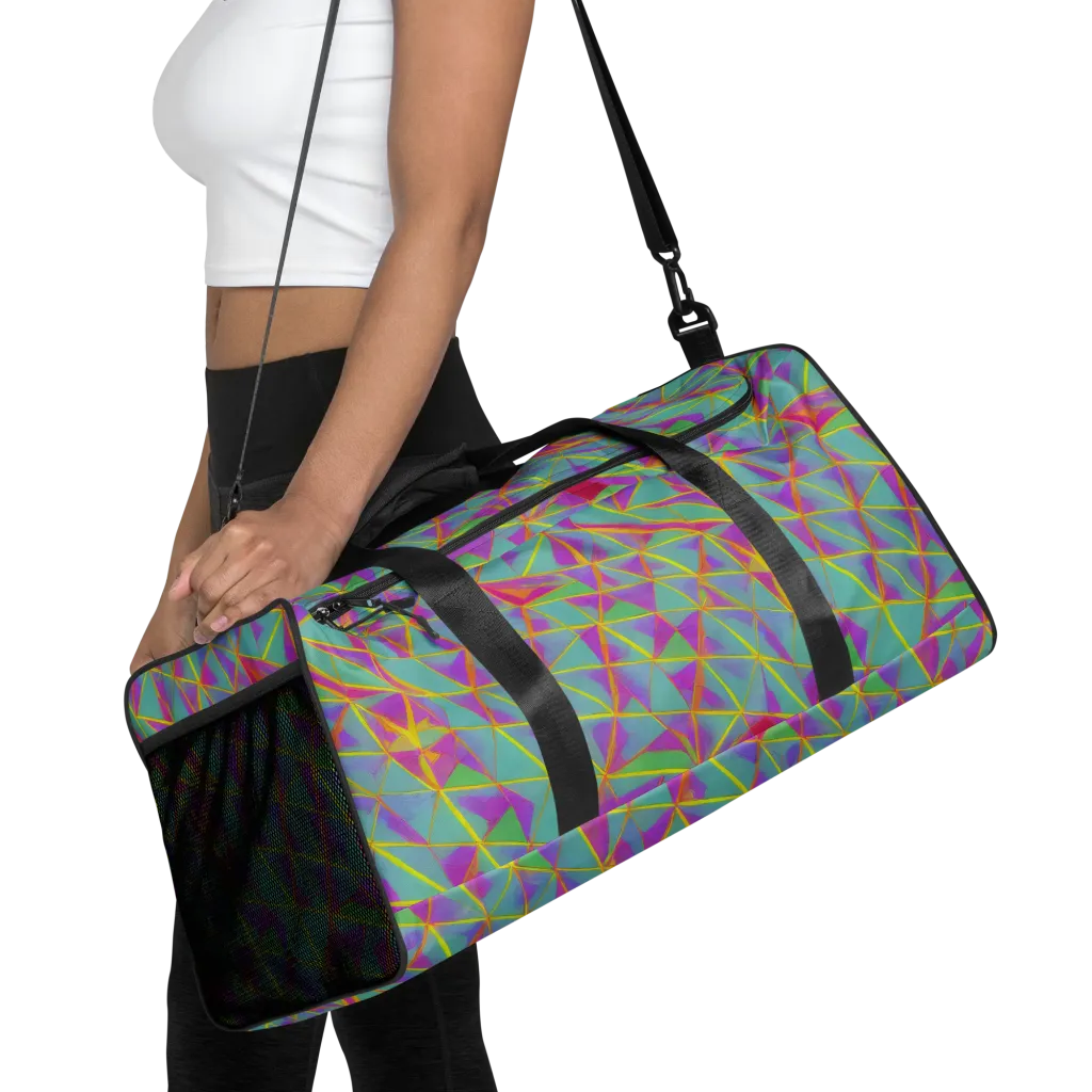 Prismatic Pulse on Duffle Bag — Front