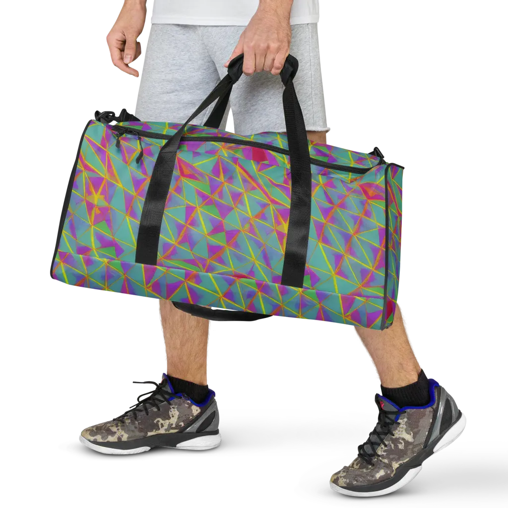 Prismatic Pulse on Duffle Bag — Front