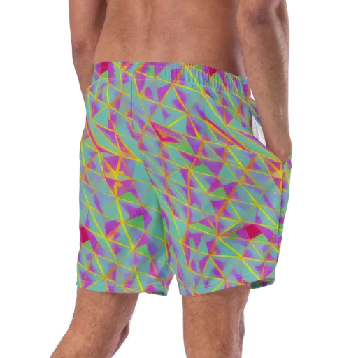 Prismatic Pulse on a Swim Trunks