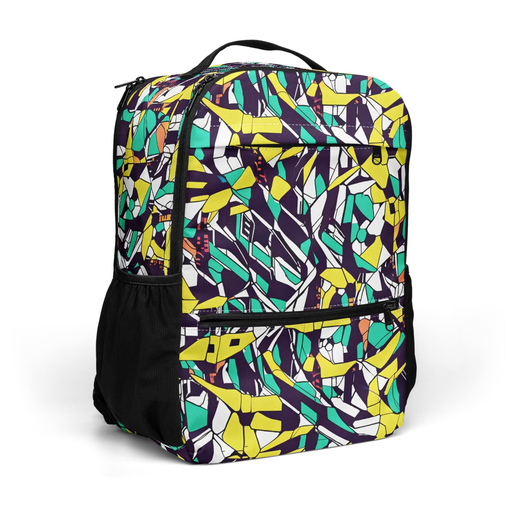 Electric Shards on Utility Backpack — Right Front