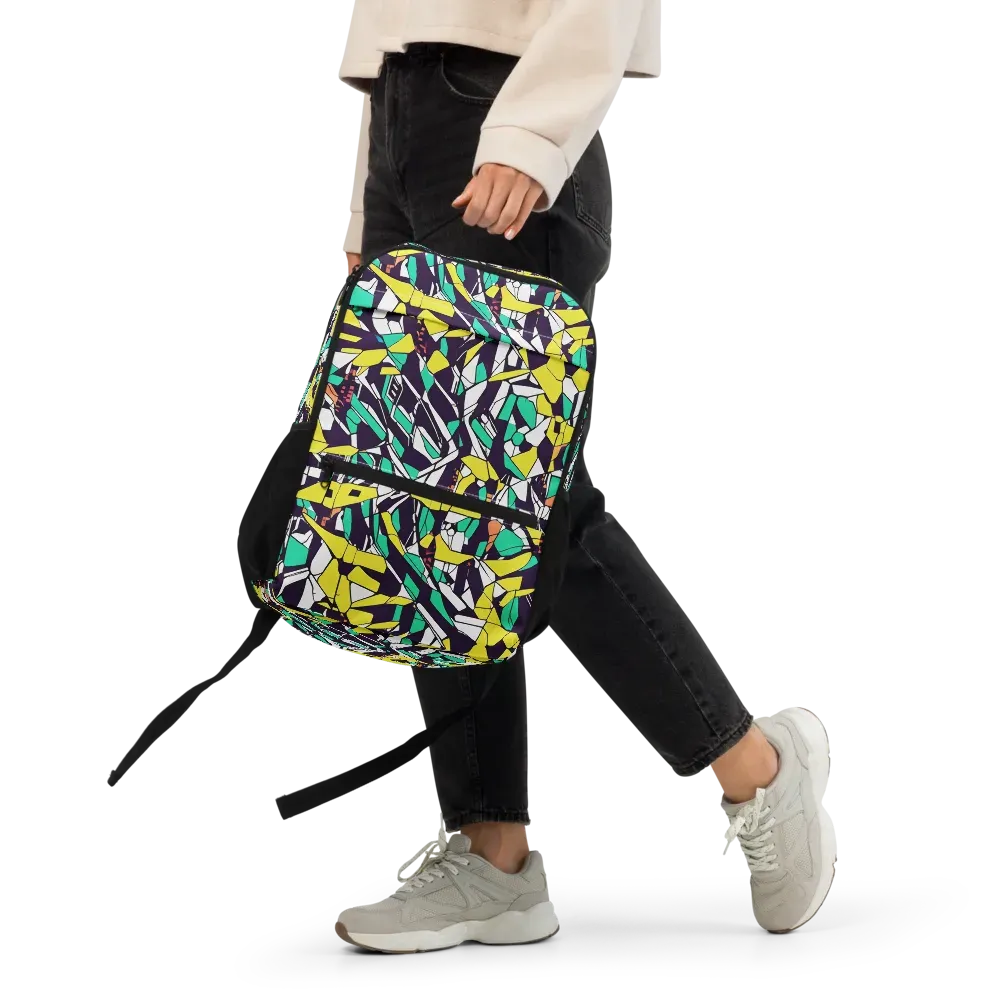 Electric Shards on Utility Backpack — Front