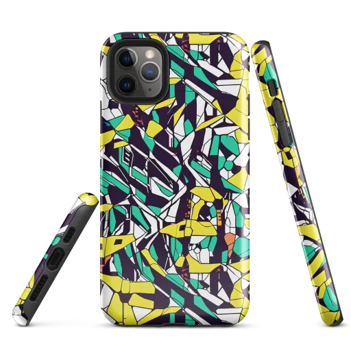 Electric Shards on a Tough Case for iPhone®