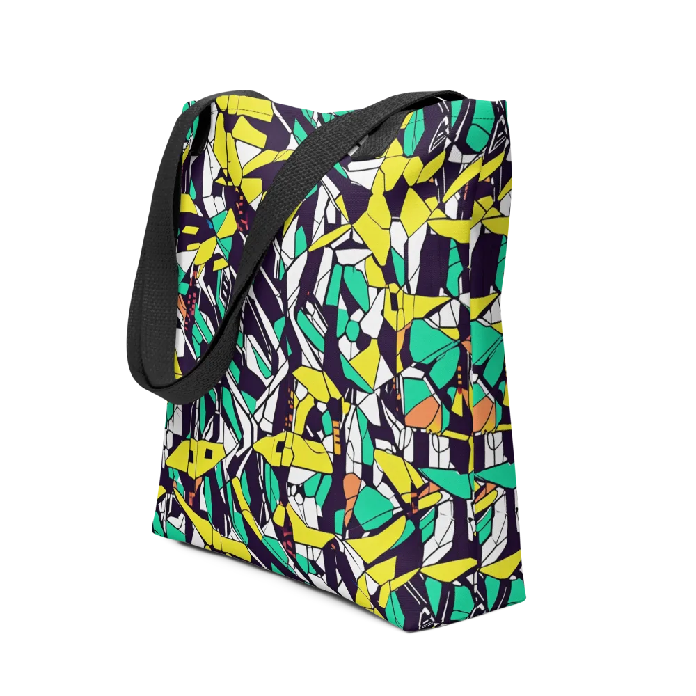 Electric Shards on Tote Bag — Front