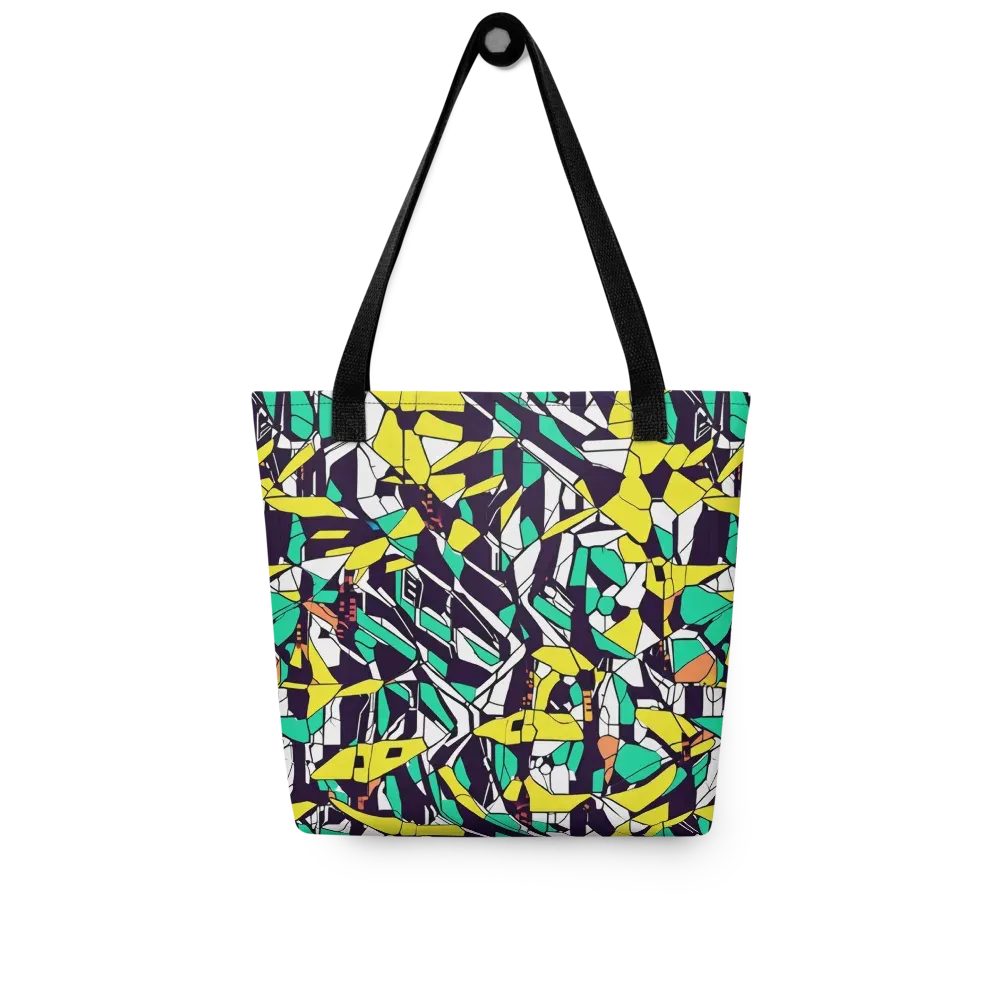 Electric Shards on Tote Bag — Front