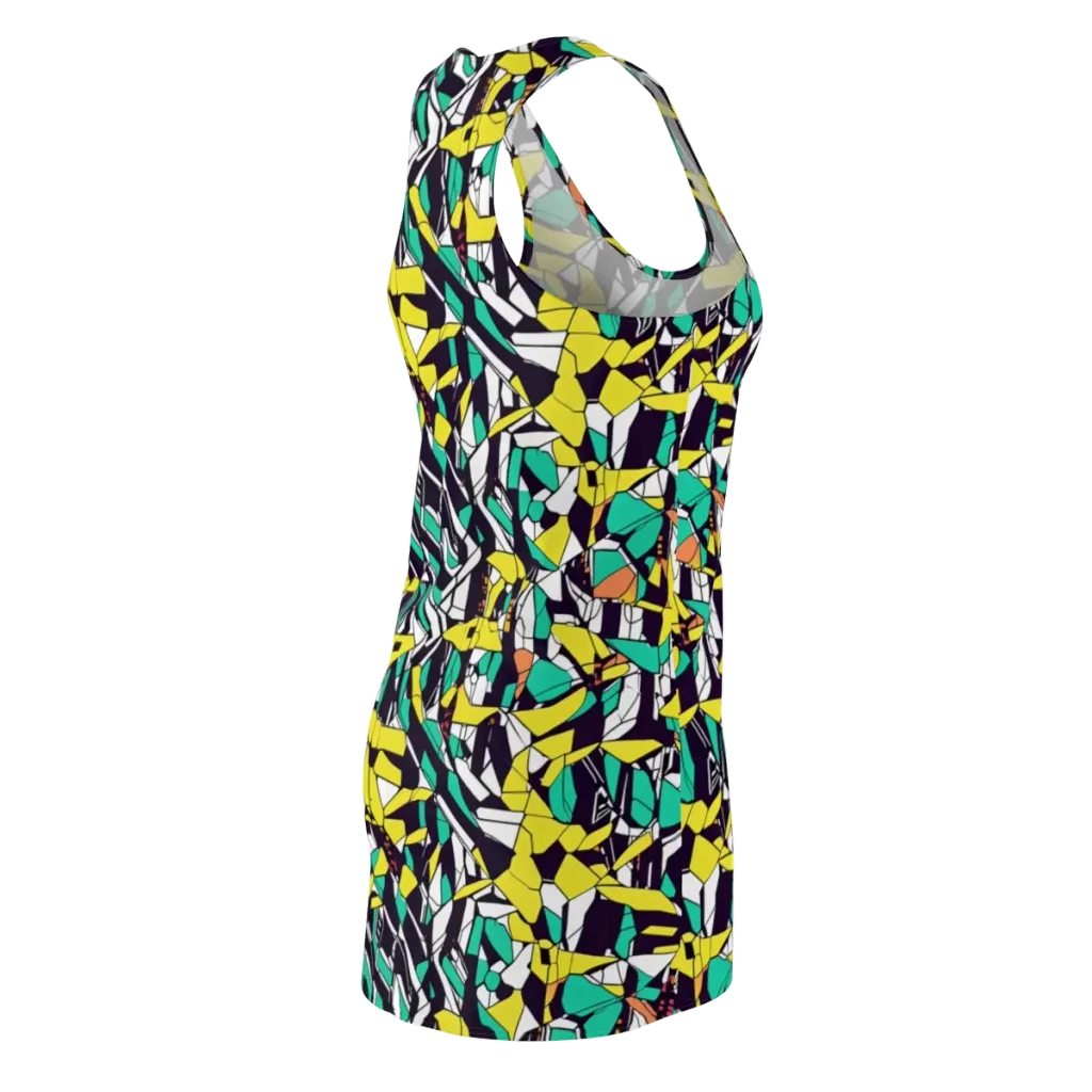 Electric Shards on Racerback Dress — Back Side