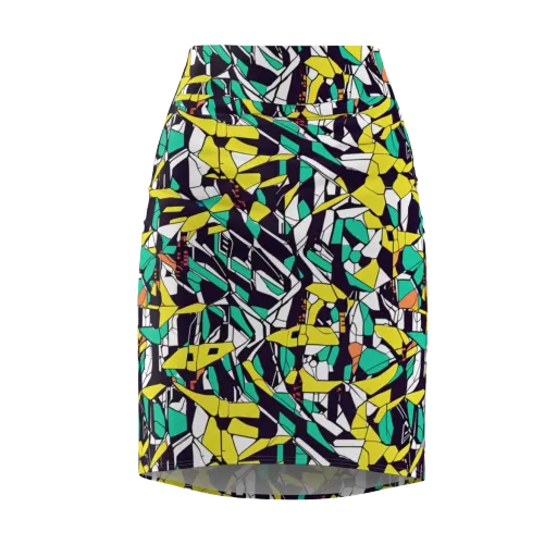 Electric Shards on a Pencil Skirt