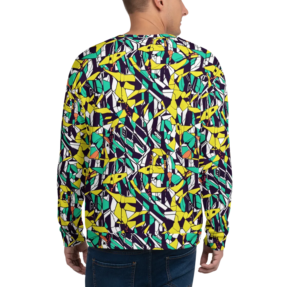 Electric Shards on Sweatshirt — Back