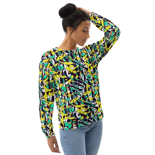 Electric Shards on a Sweatshirt